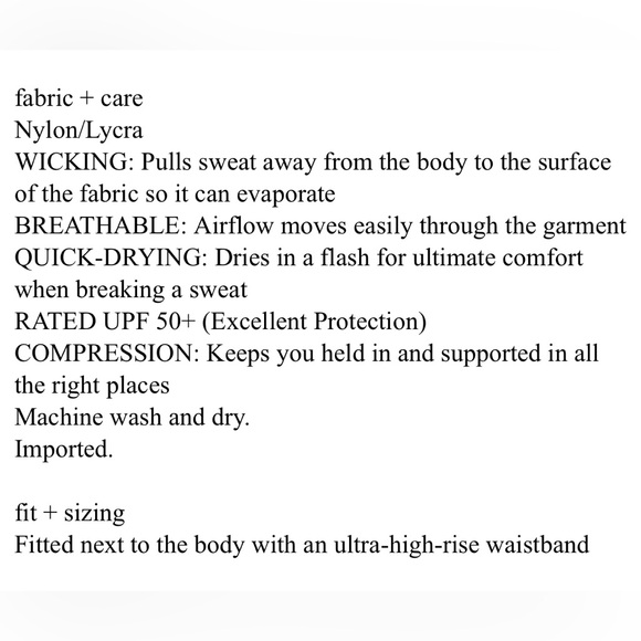 NWT Athleta Ultra High Rise Elation 7/8 Tight. Blue Black Small - Picture 5 of 6